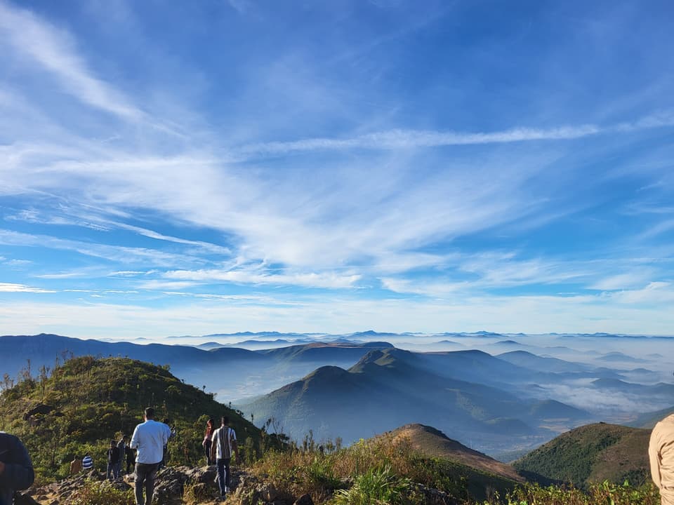 Open highland country in Koraput district under a wide sky